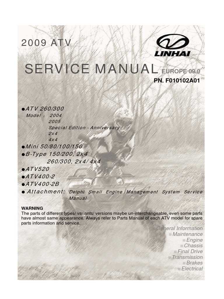 linhai 260 atv parts diagram