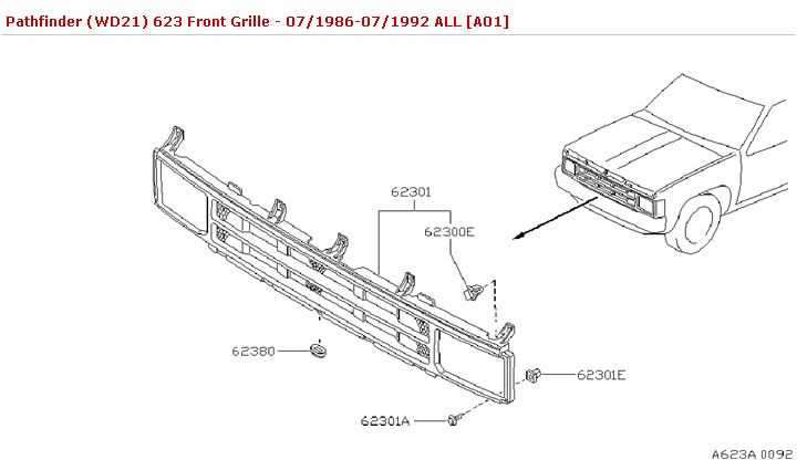 nissan pathfinder parts diagram