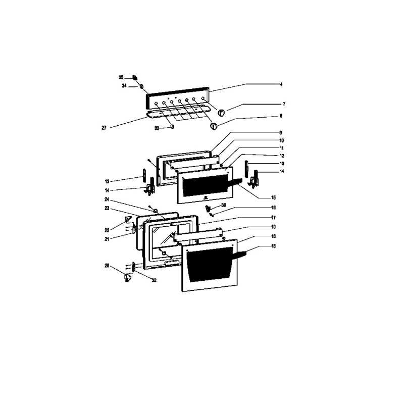 kenmore elite microwave parts diagram