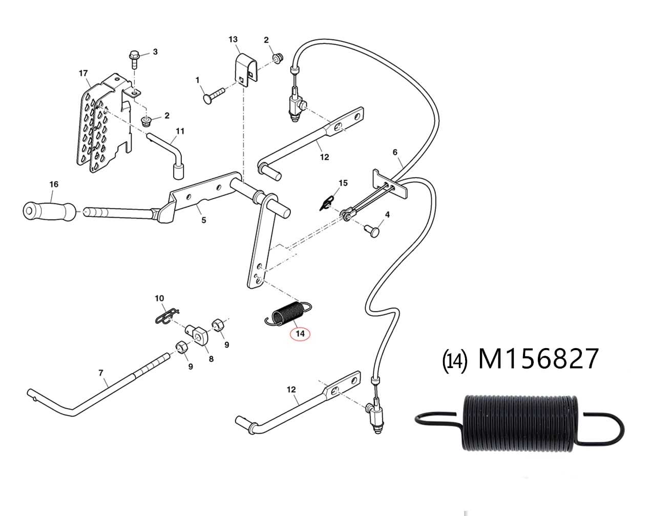 john deere z435 parts diagram