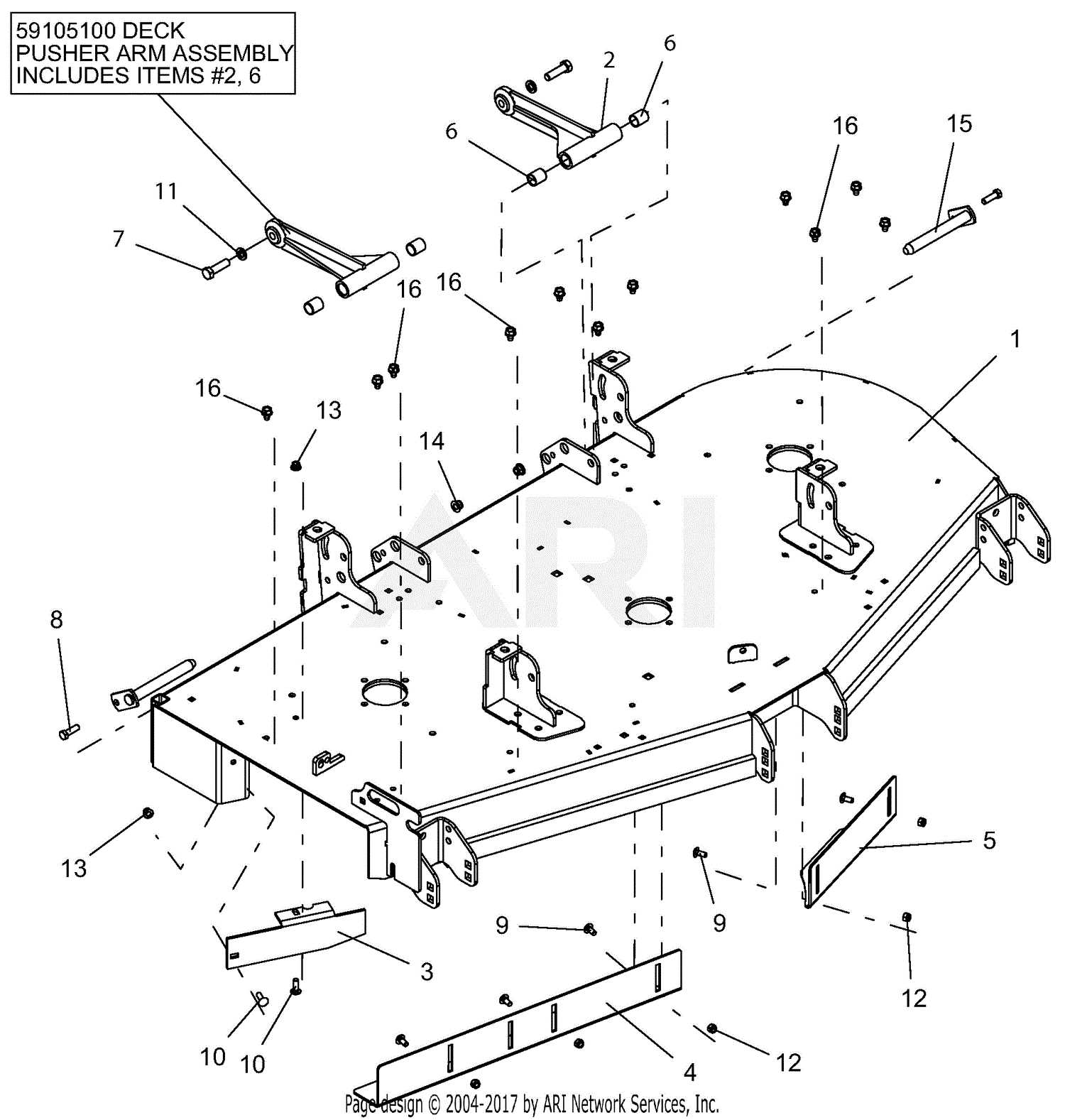 gravely mower deck parts diagram