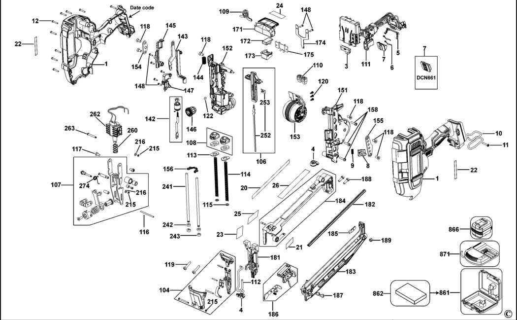 dcn692 parts diagram