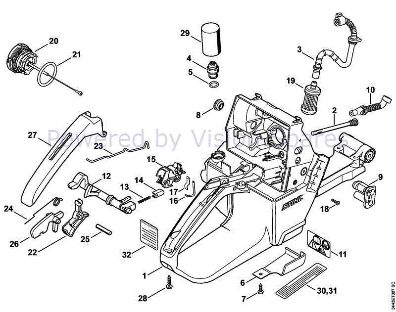 ms461 parts diagram