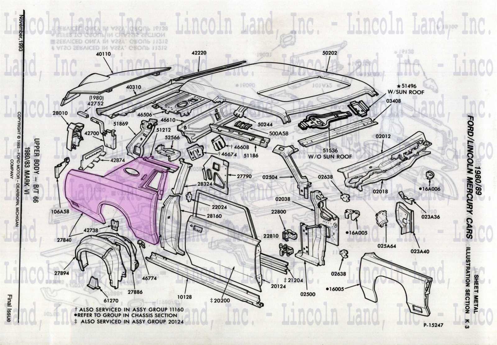 ford fusion body parts diagram