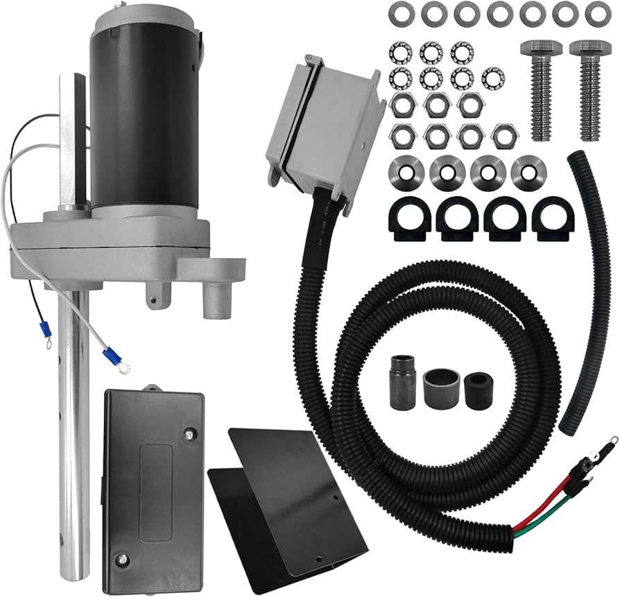 electric trailer jack parts diagram