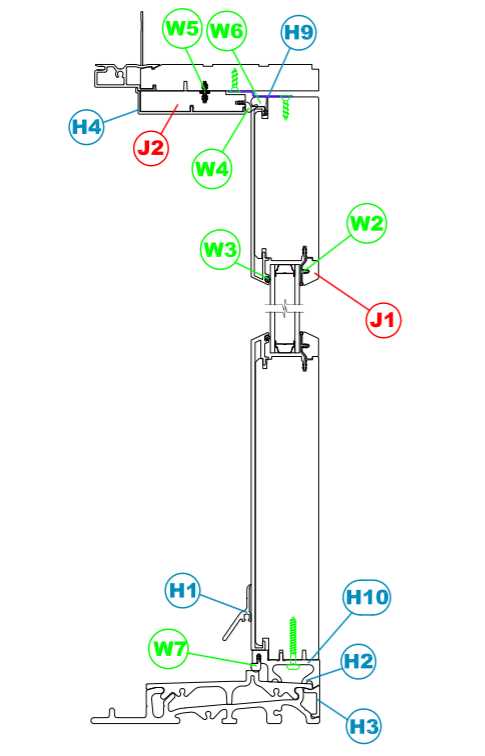 jeld wen patio doors parts diagram