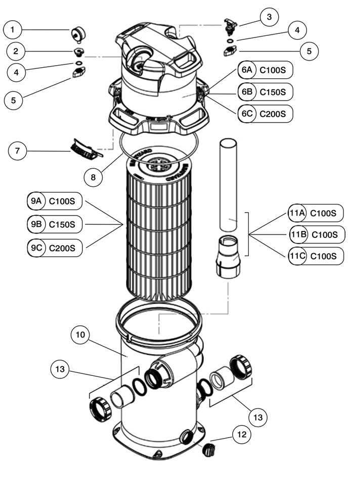 hayward swimclear parts diagram