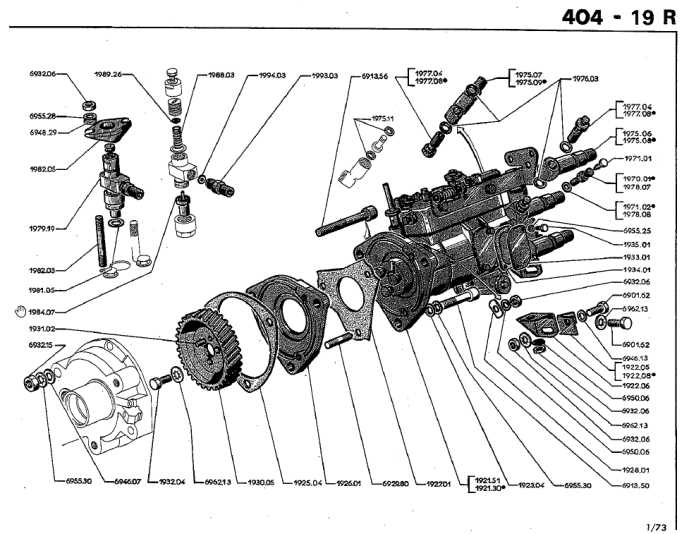 lucas cav injection pump parts diagram