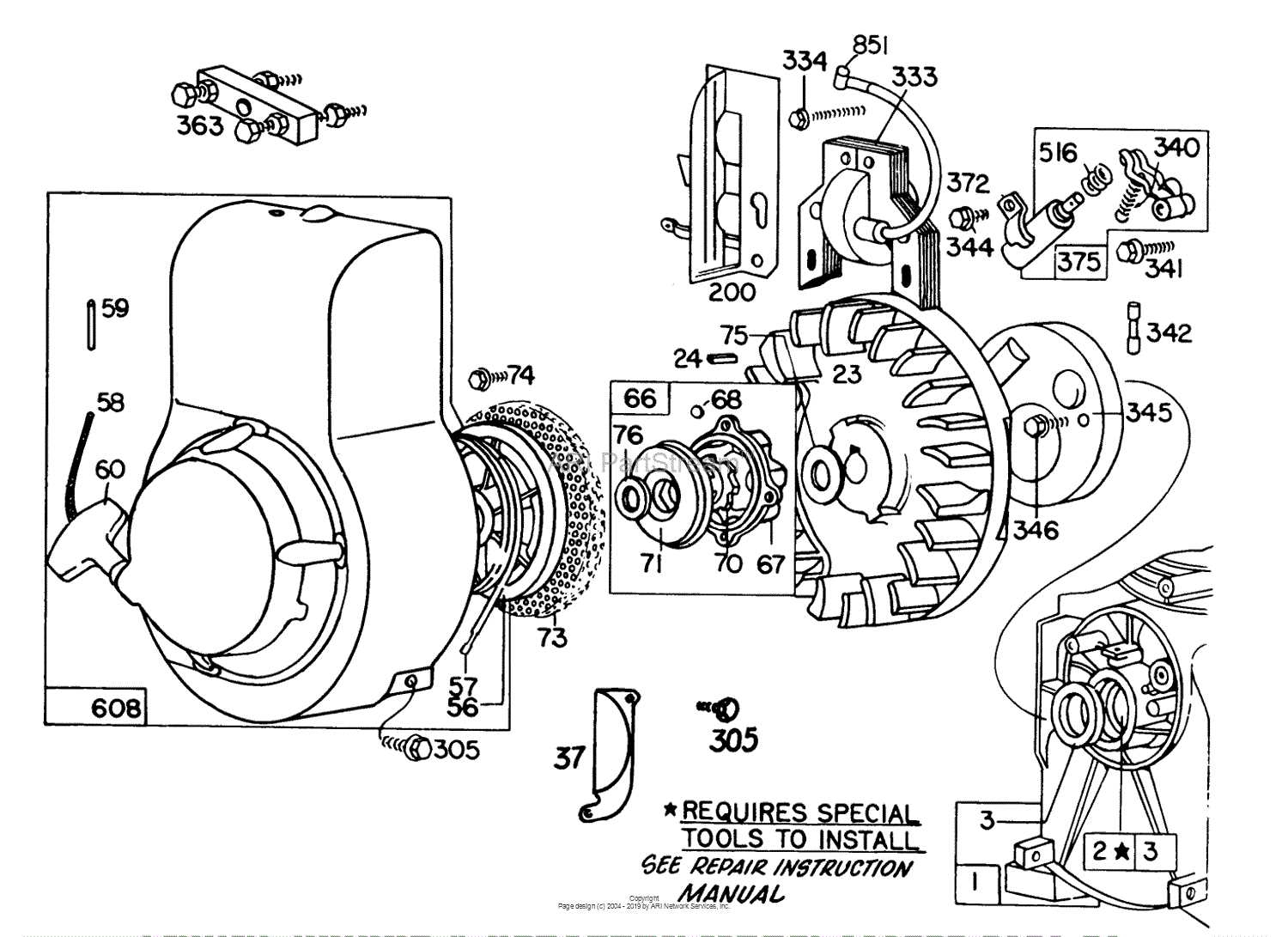 briggs and stratton merry tiller parts diagram