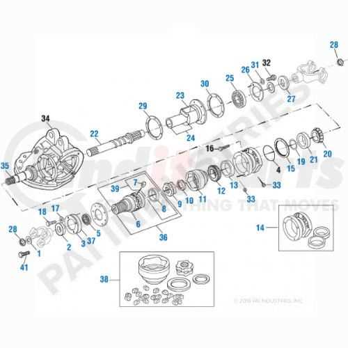 mack differential parts diagram