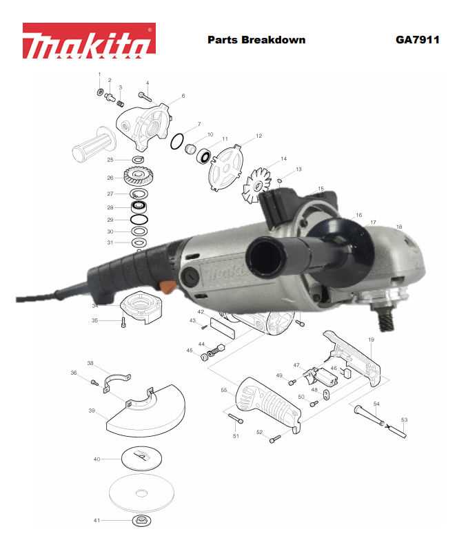 makita 9005b parts diagram