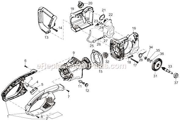 makita chainsaw parts diagram