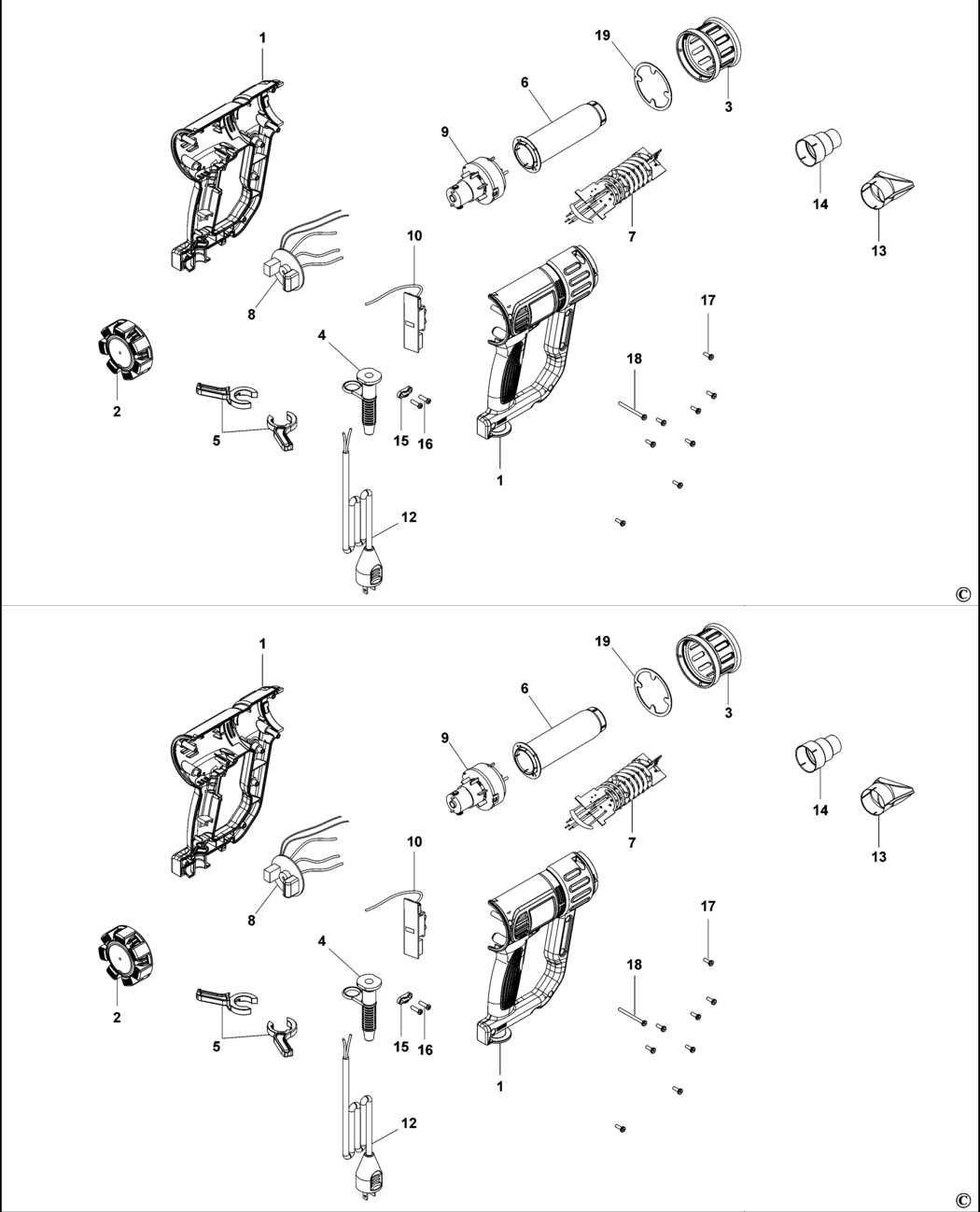 makita dtd152 parts diagram