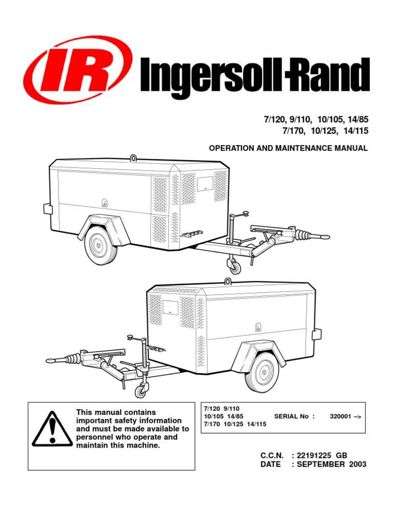 manual ingersoll rand air compressor parts diagram