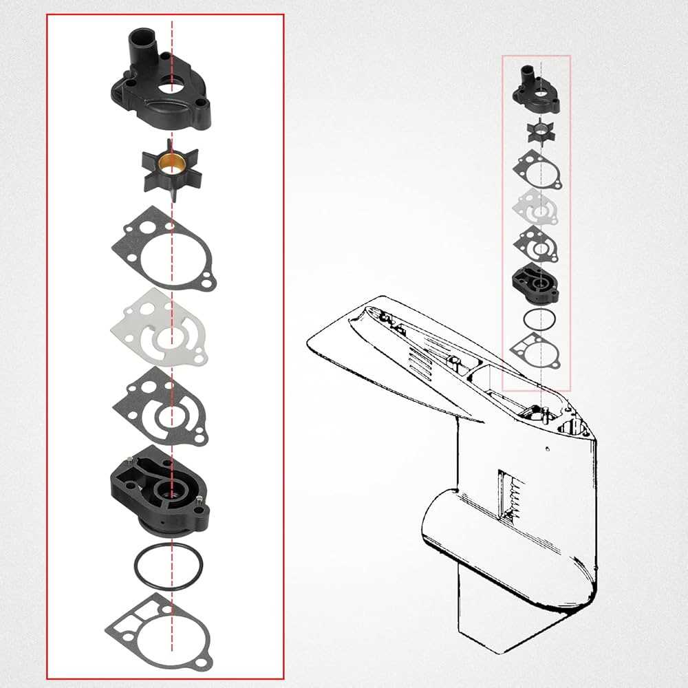 mariner 40 hp outboard parts diagram