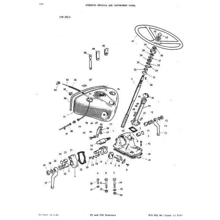 massey ferguson 180 parts diagram