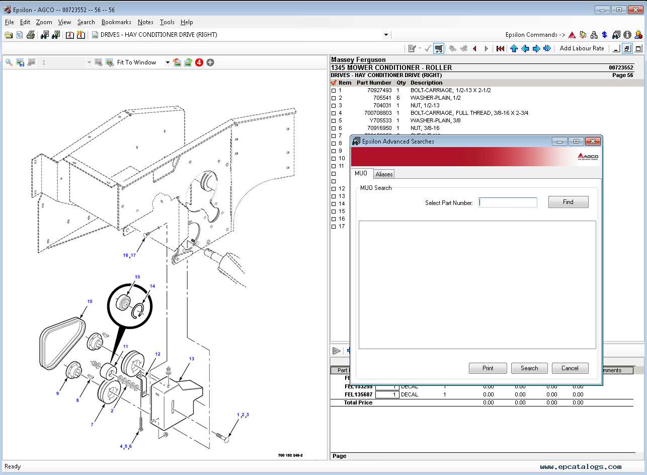 massey ferguson 231 parts diagram