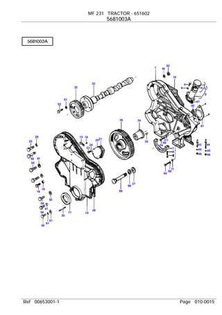 massey ferguson 231 parts diagram