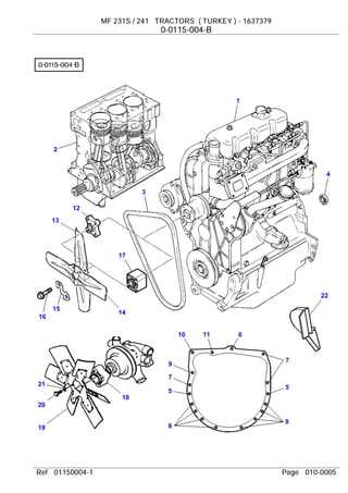 massey ferguson 231 parts diagram