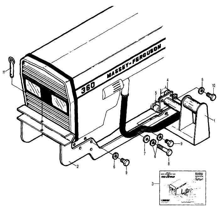 massey ferguson 360 parts diagram