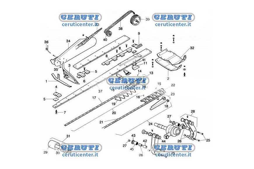 massey ferguson 41 sickle mower parts diagram