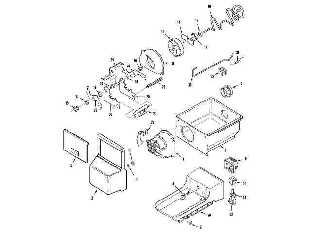 maytag ice maker parts diagram