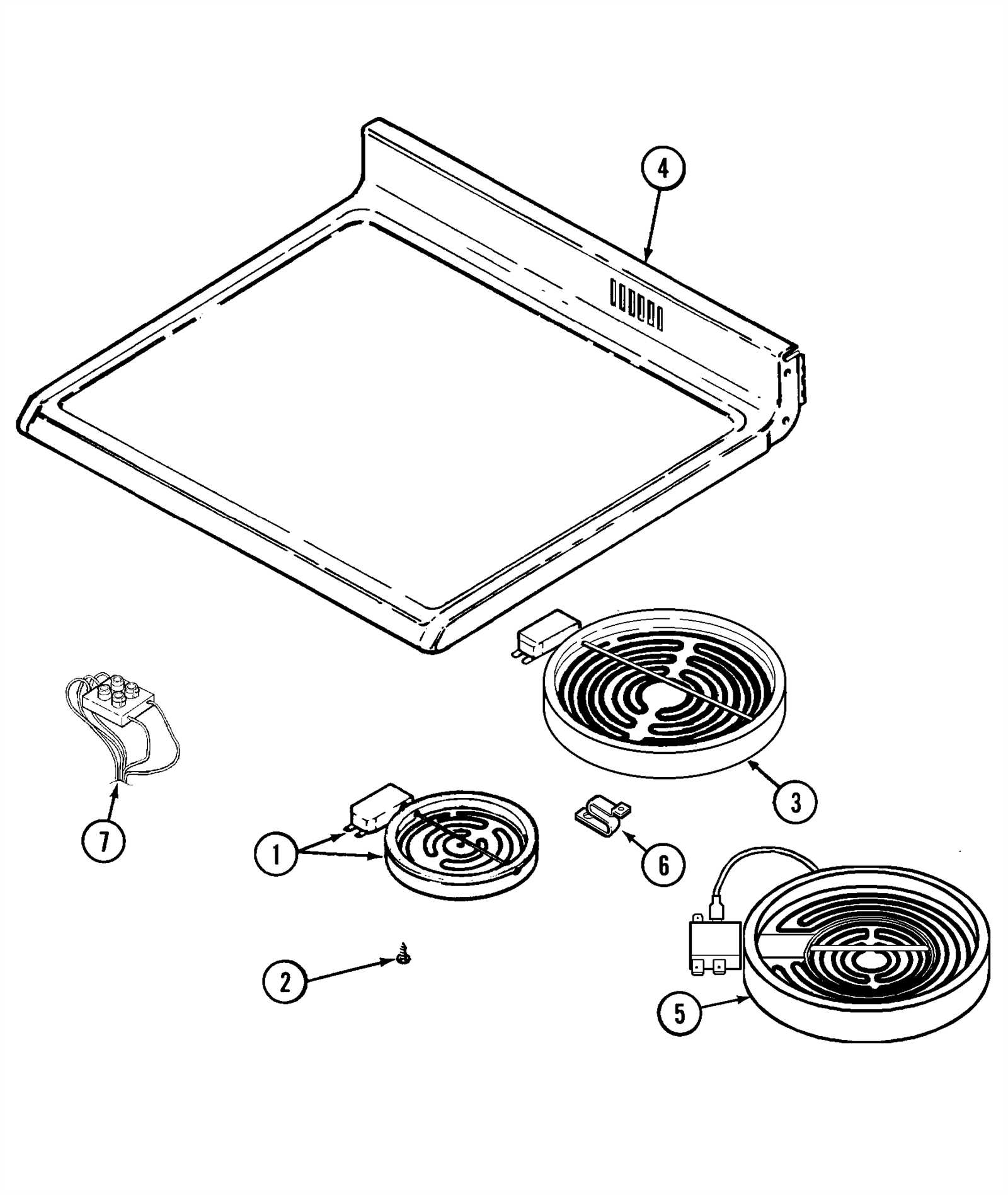 maytag stove parts diagram