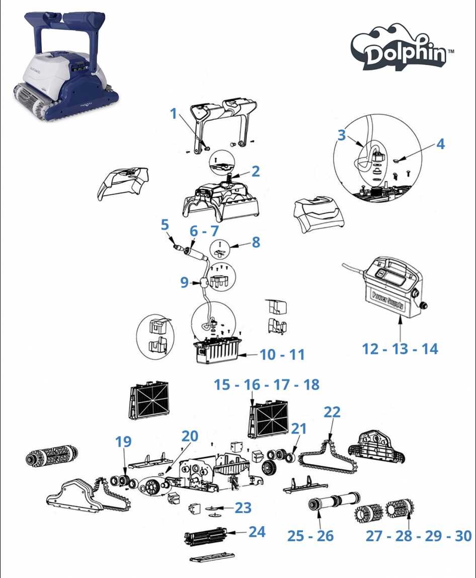 maytronics dolphin parts diagram