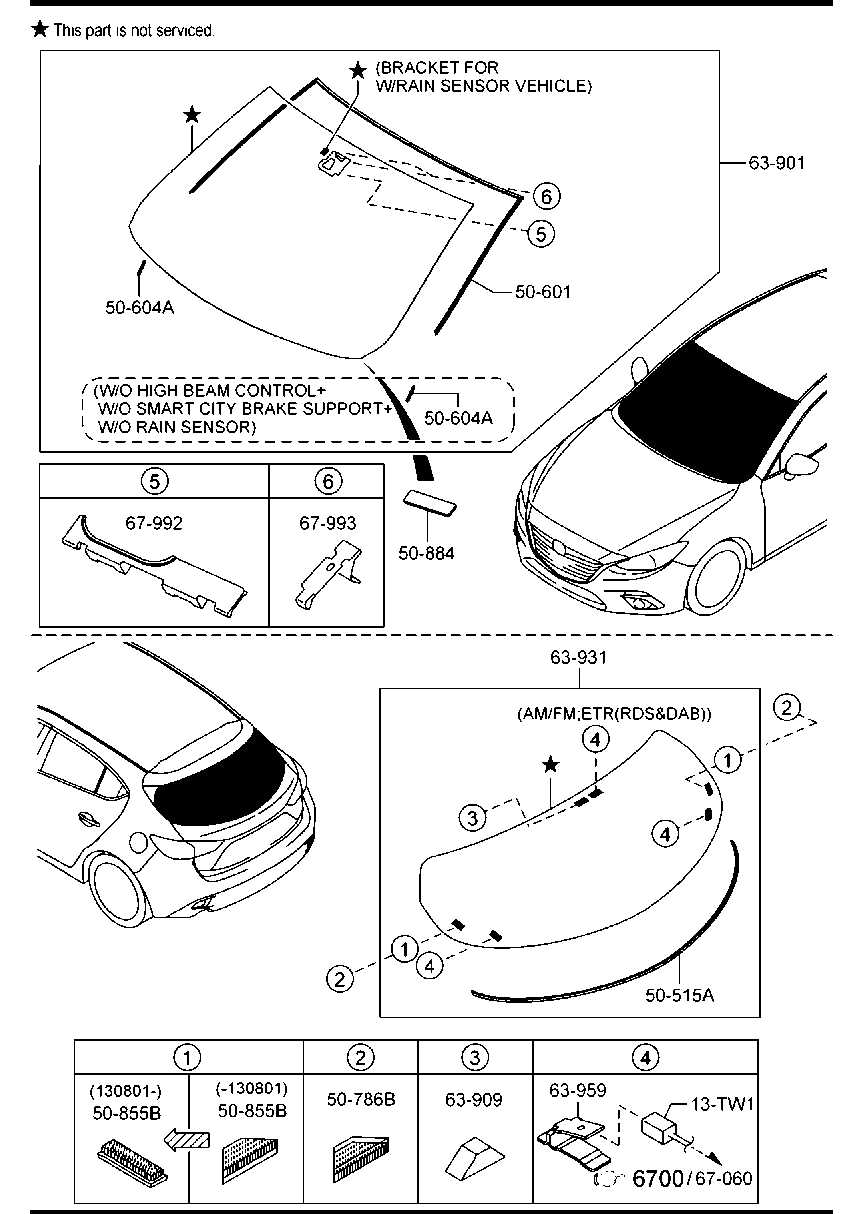 mazda 3 body parts diagram