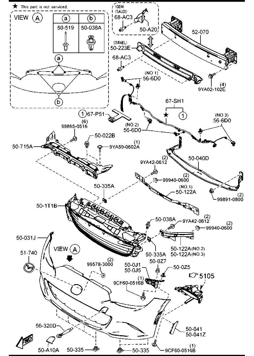 mazda 6 body parts diagram