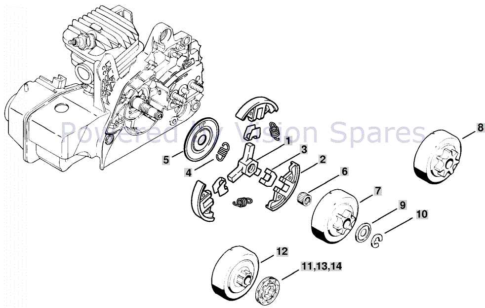 mcculloch 250 chainsaw parts diagram