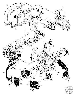 mcculloch cs38em parts diagram