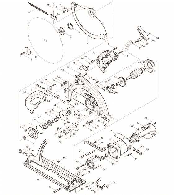 makita ls1016l parts diagram