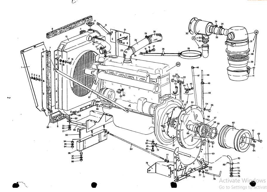 mercedes benz engine parts diagram