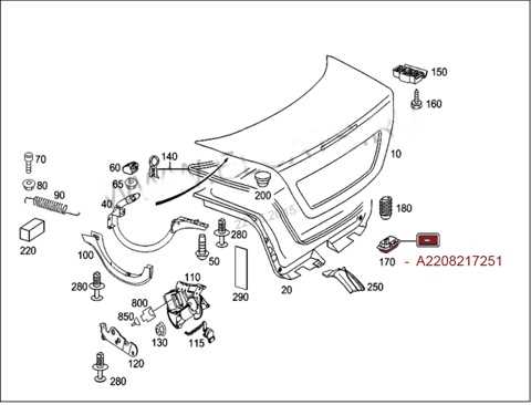 mercedes e350 parts diagram