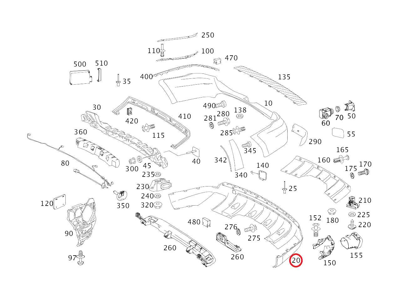 mercedes parts diagram online