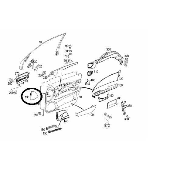 mercedes w211 parts diagram