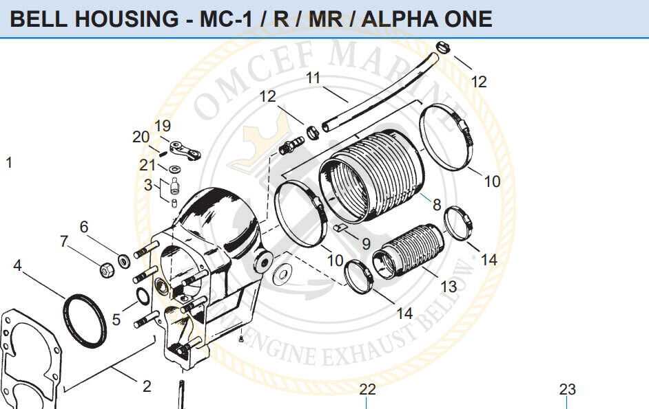 mercruiser alpha 1 gen 1 parts diagram