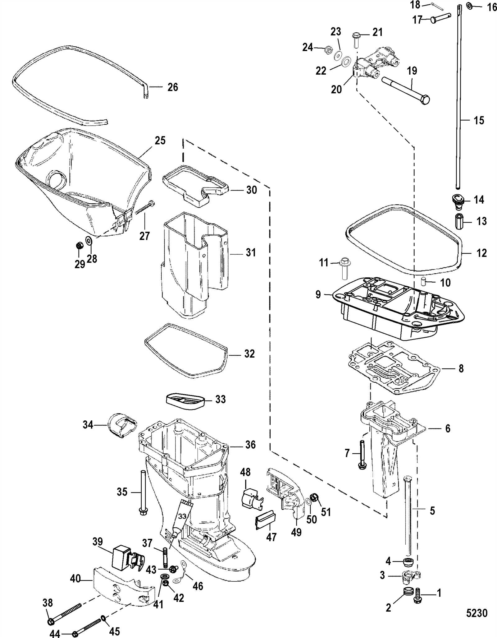 mercruiser bravo one parts diagram