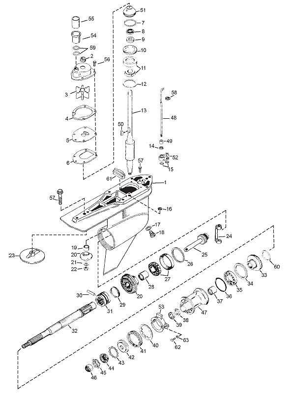 mercruiser lower unit parts diagram