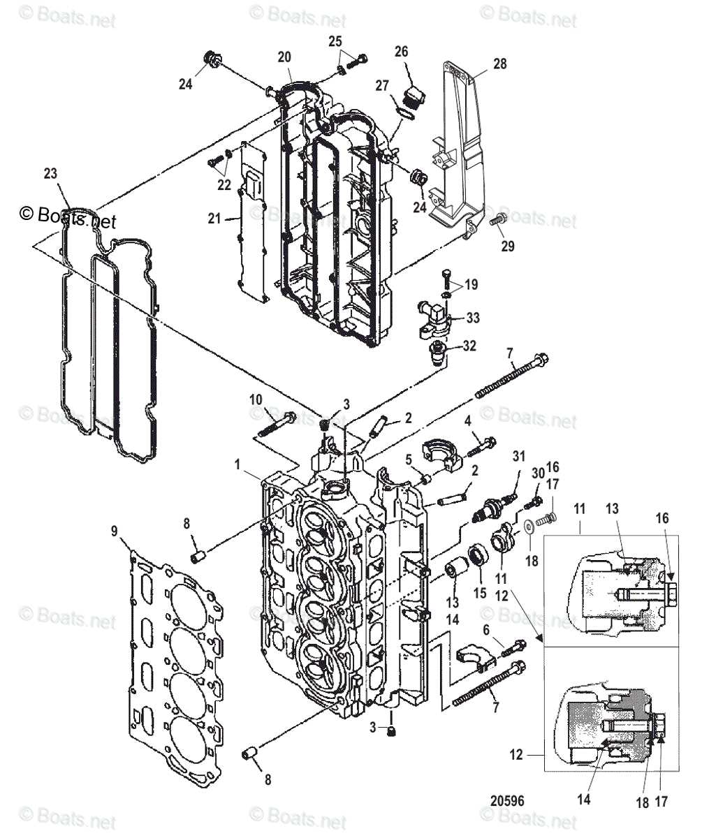 mercury 15 hp parts diagram