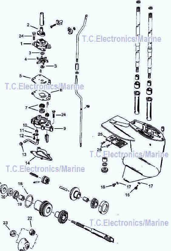 mercury 15 hp parts diagram