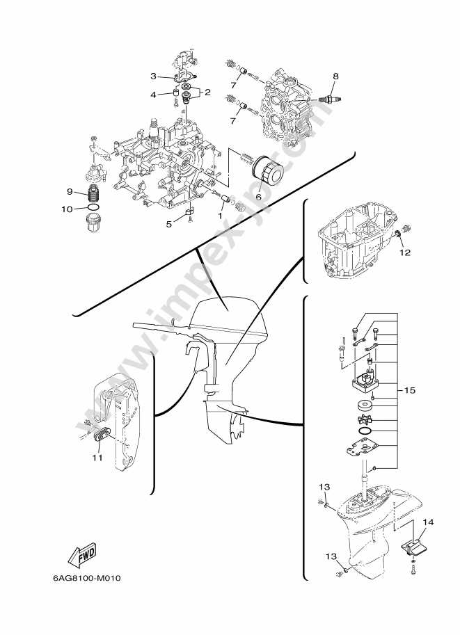 mercury 150 four stroke parts diagram