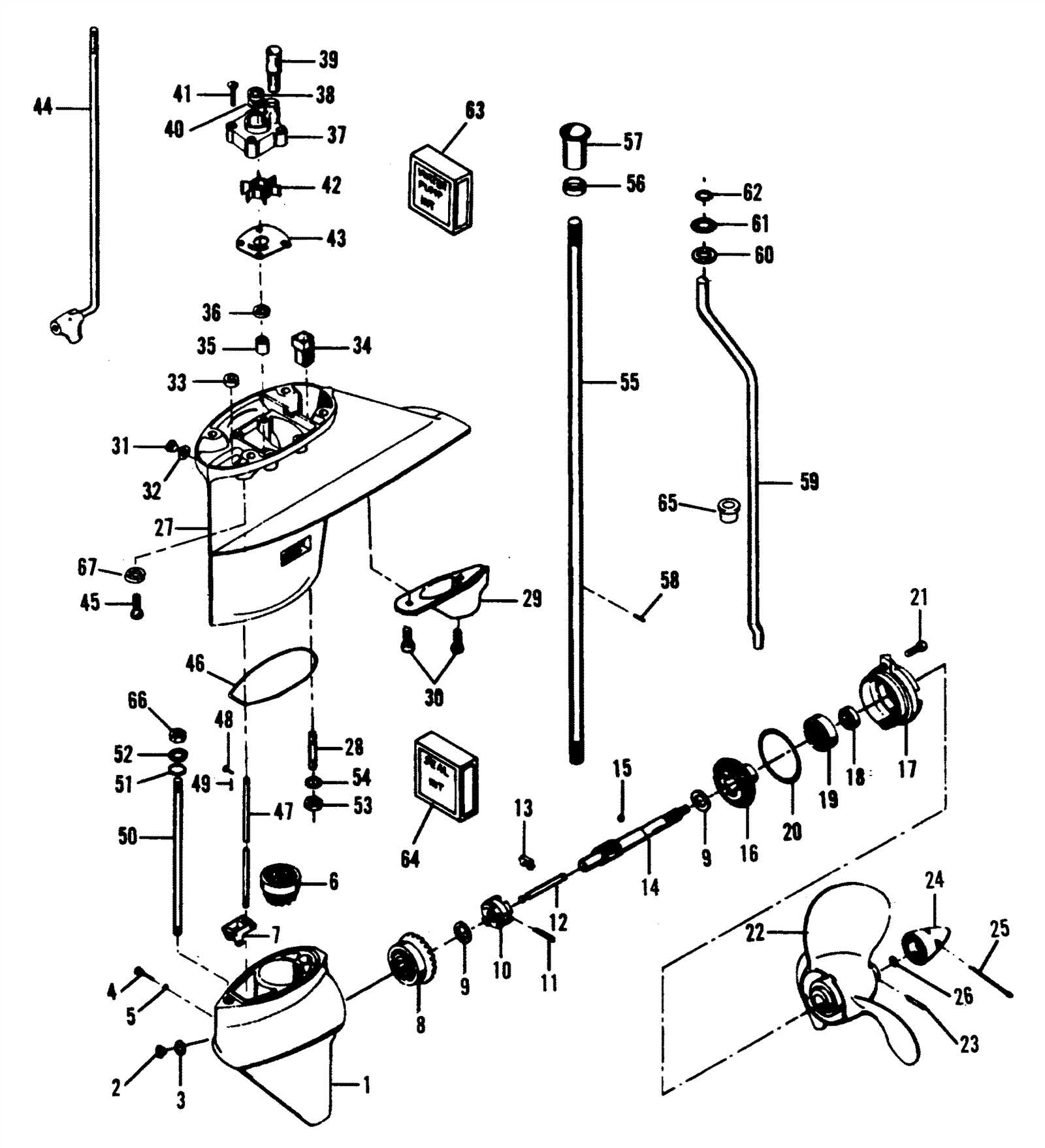 mercury 40 hp 4 stroke parts diagram