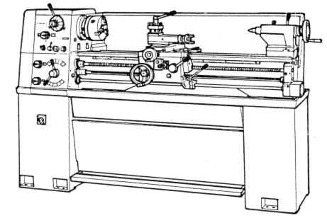 metal lathe parts diagram