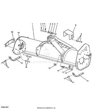 flail mower parts diagram