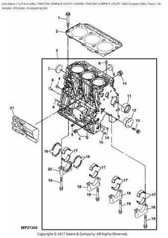 john deere 3203 parts diagram