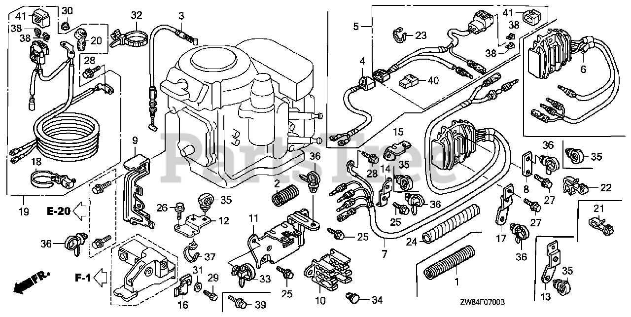 honda 15 hp outboard parts diagram