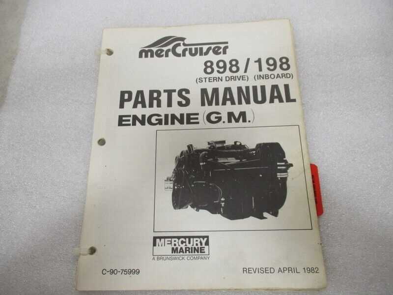 mercruiser 454 parts diagram