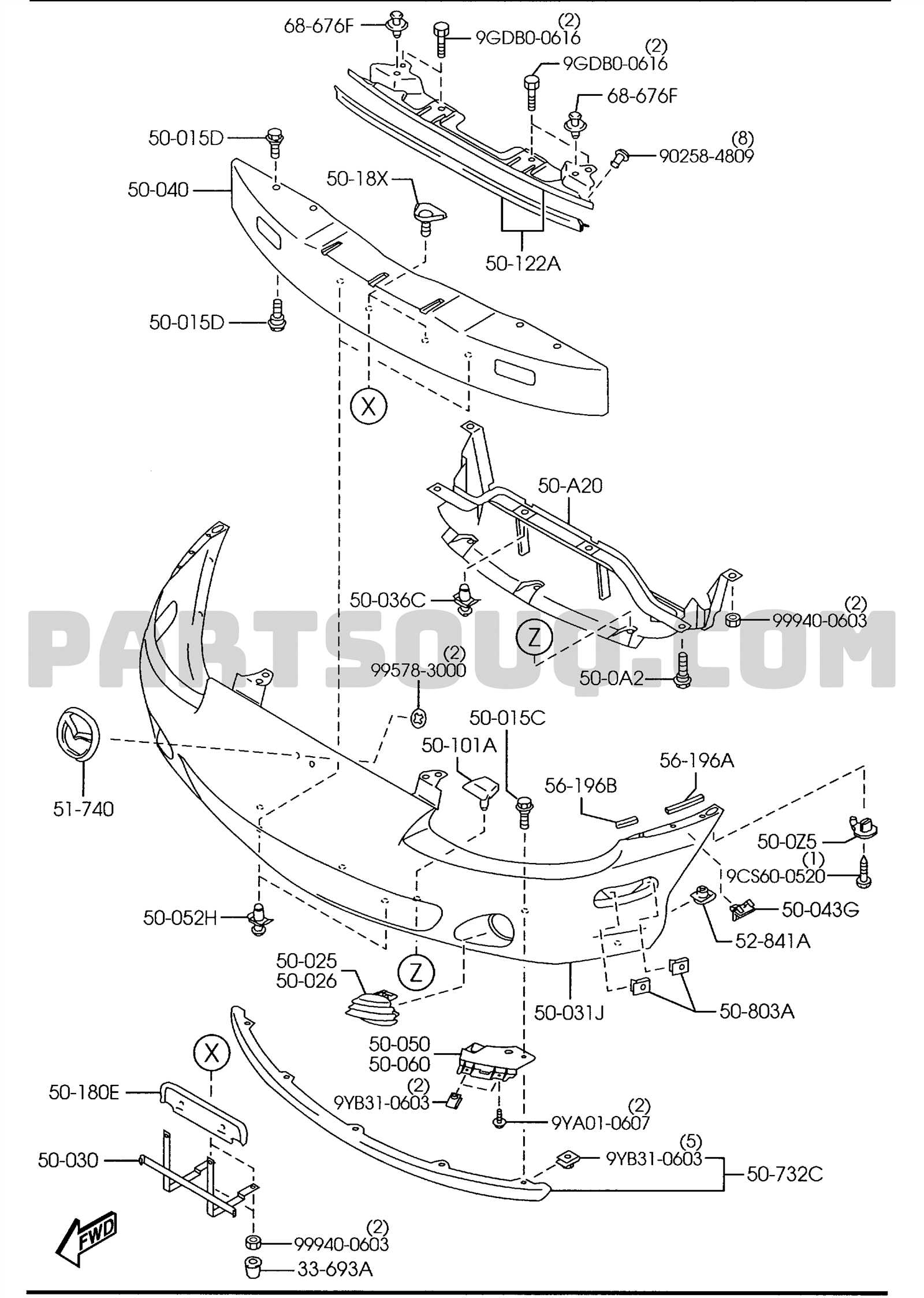 miata parts diagram